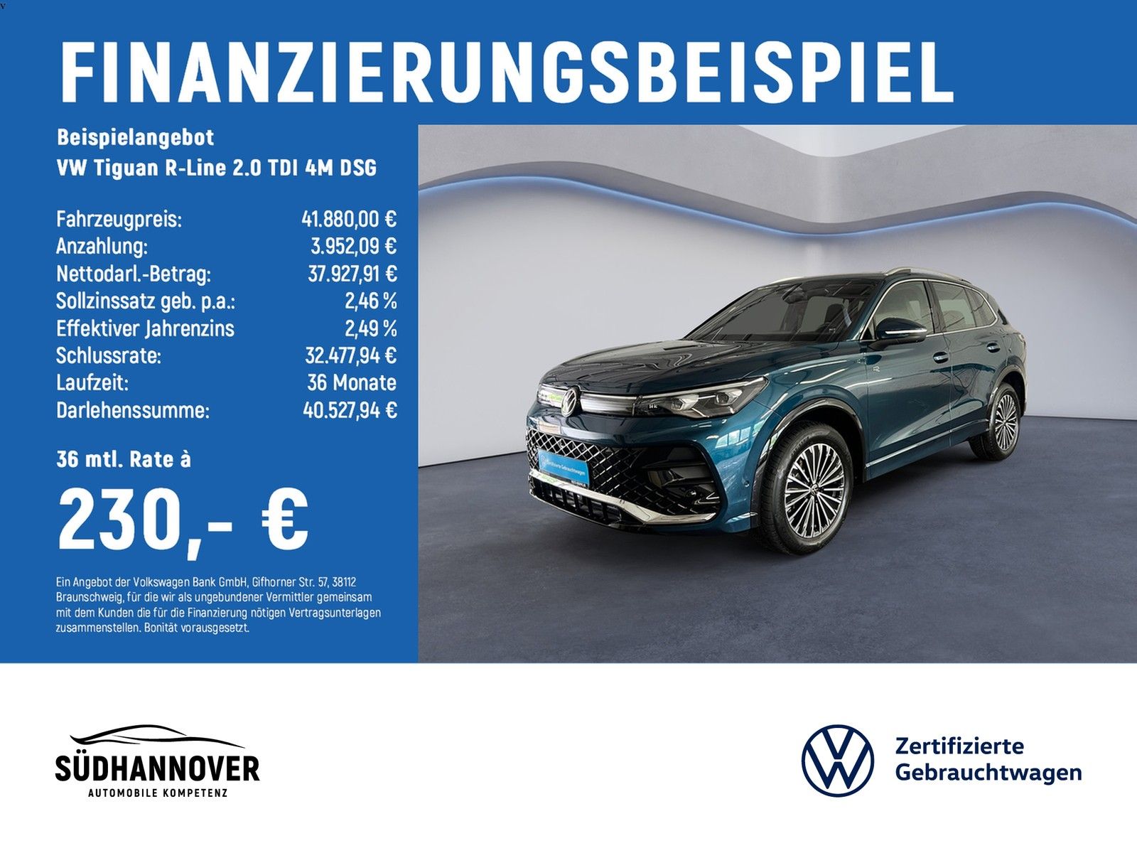 Volkswagen Tiguan R-Line 2.0 TDI 4M DSG STANDHZG AreaView A foto 1