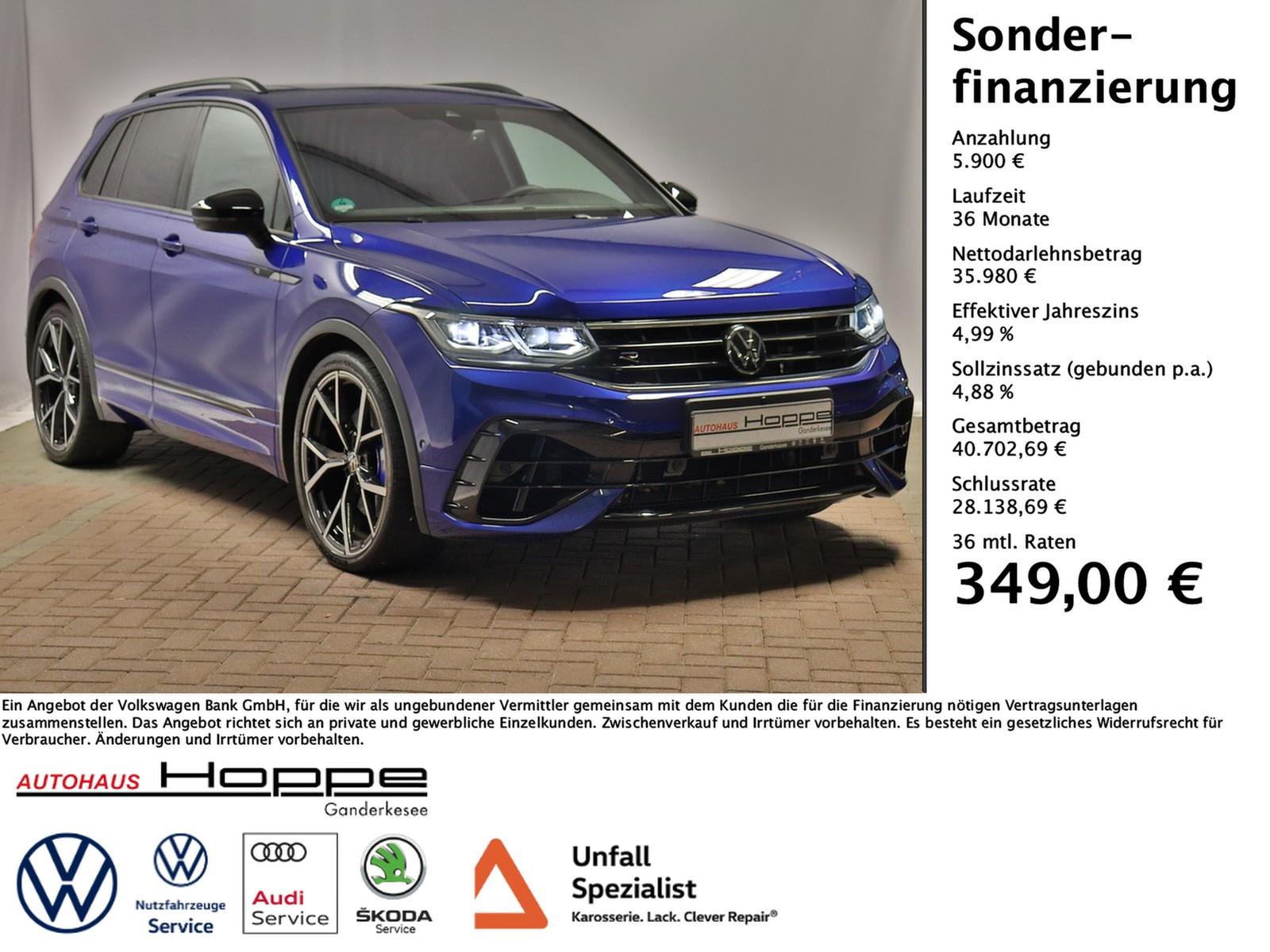 Volkswagen Tiguan R 2.0TSI+AKRAP+AHK+PANO+21"ALU+H&K+360°KA