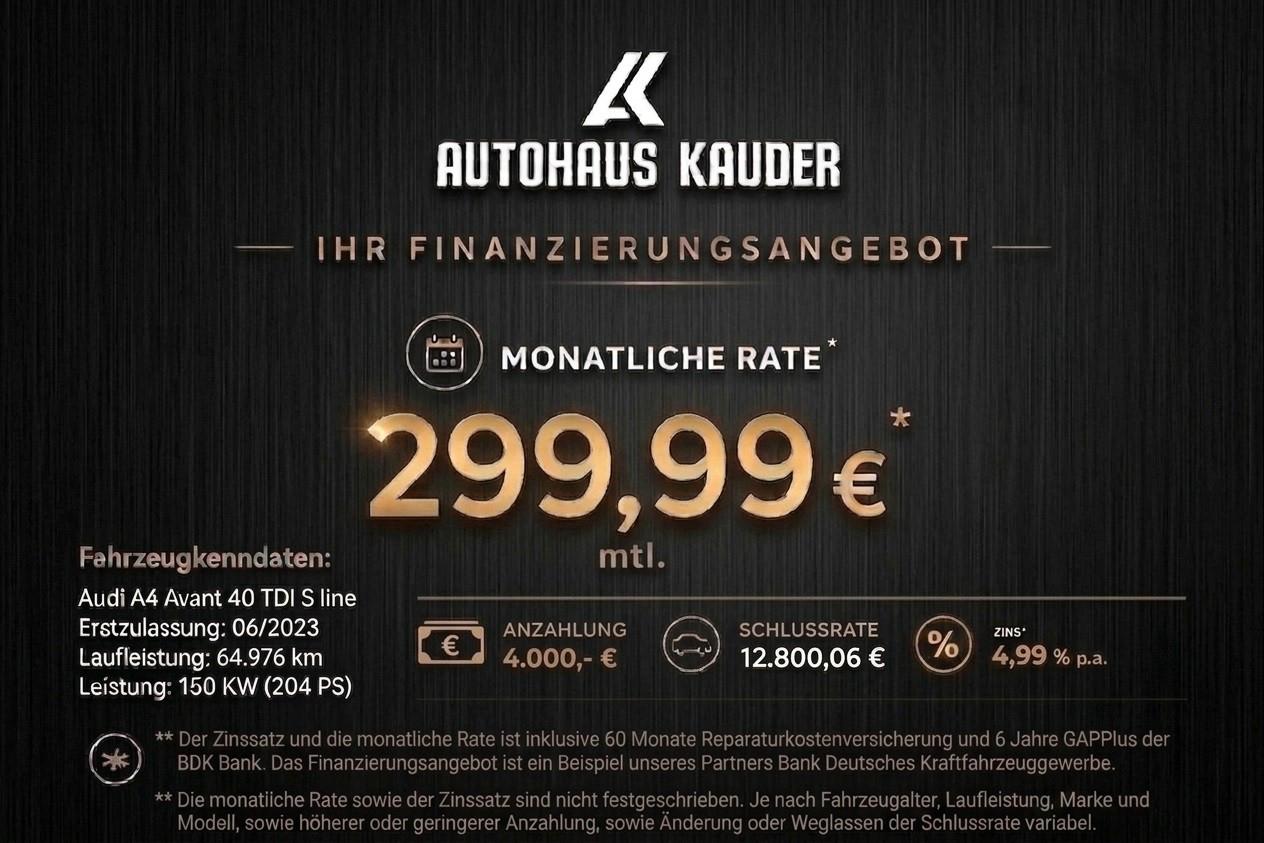 Audi A4 Avant 40 TDI S line *MATRIX*Virtual*Navi*ACC*, миниатюра 20