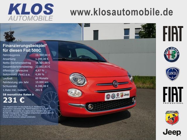 Fiat 500C 1.0 DOLCEVITA 70PS PDC APPLE CARPLAY KLIMAA