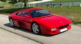 Ferrari 348ts Rosso Corsa/Nero - F1 Fahrer Unterschrift - Ferrari 348: Leder