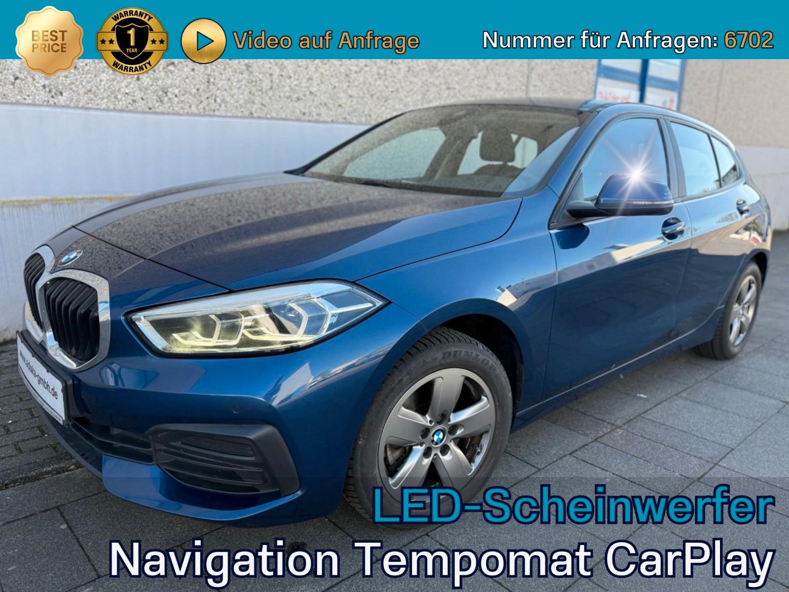BMW 116d LED CarPlay Navi PDC Scheckheftgepflegt