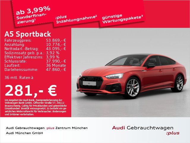 Audi A5 Sportback 40 TFSI qu. S tronic S line busines