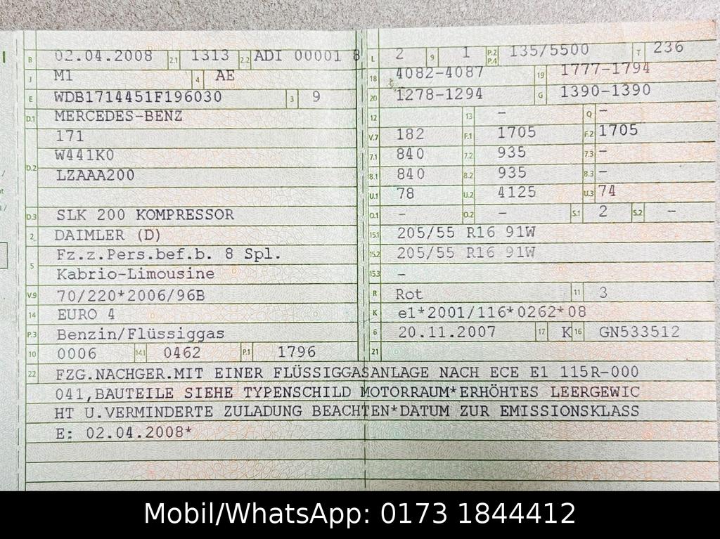 Mercedes-Benz SLK 200