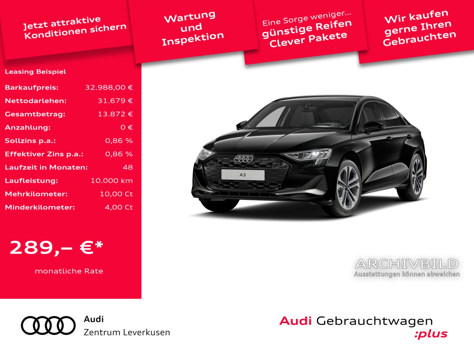 Audi A3 Limousine advanced S-TRON VIRT SHZ CARPLAY