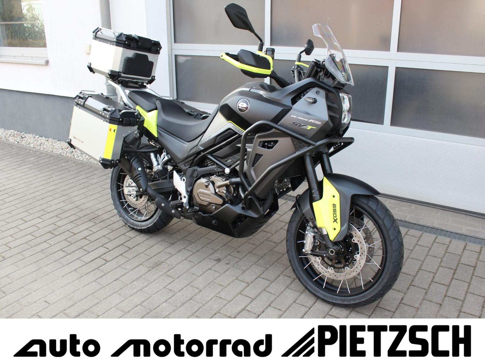 QJ Motor SVT 650 X mit 3 Aluminiumkoffer