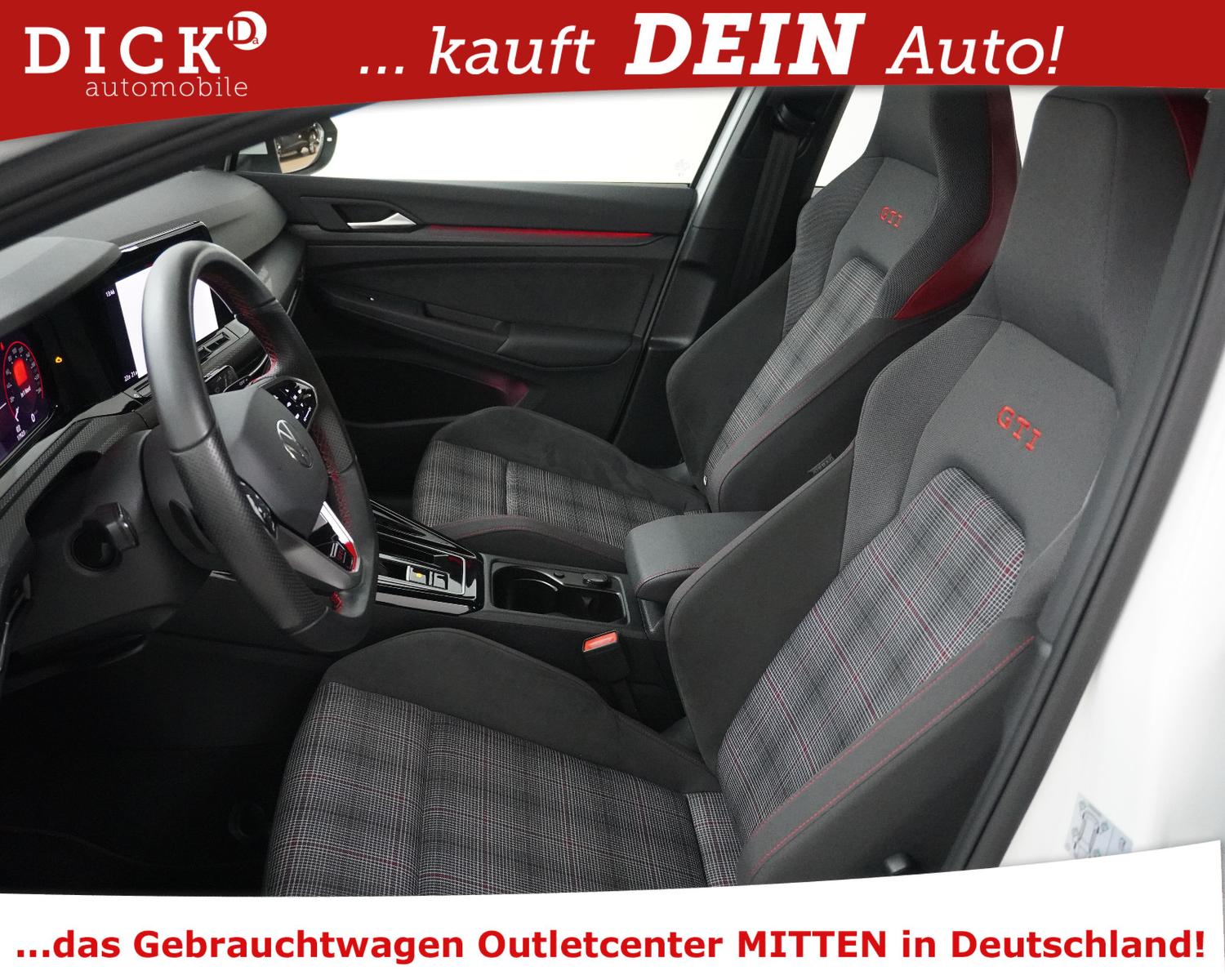 Volkswagen Golf VIII 2.0TSI GTI IQ LED+VIRTU+KAM+SERVIC NEU, миниатюра 11