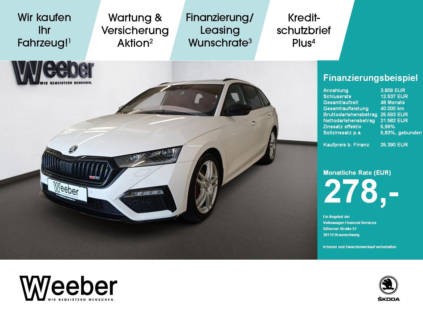 Skoda Octavia Combi RS 4x4 *AHK*PANO*NAVI*HUD*LED*PDC*