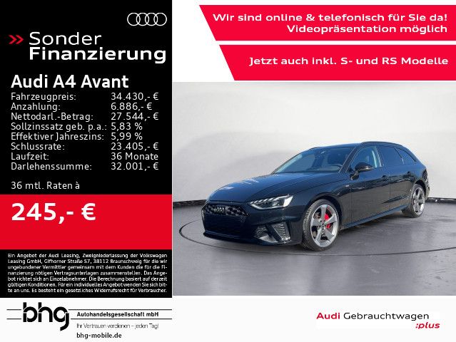 Audi A4 Avant 40 TDI S-line Matrix/AHK/Head-up/B&O/As