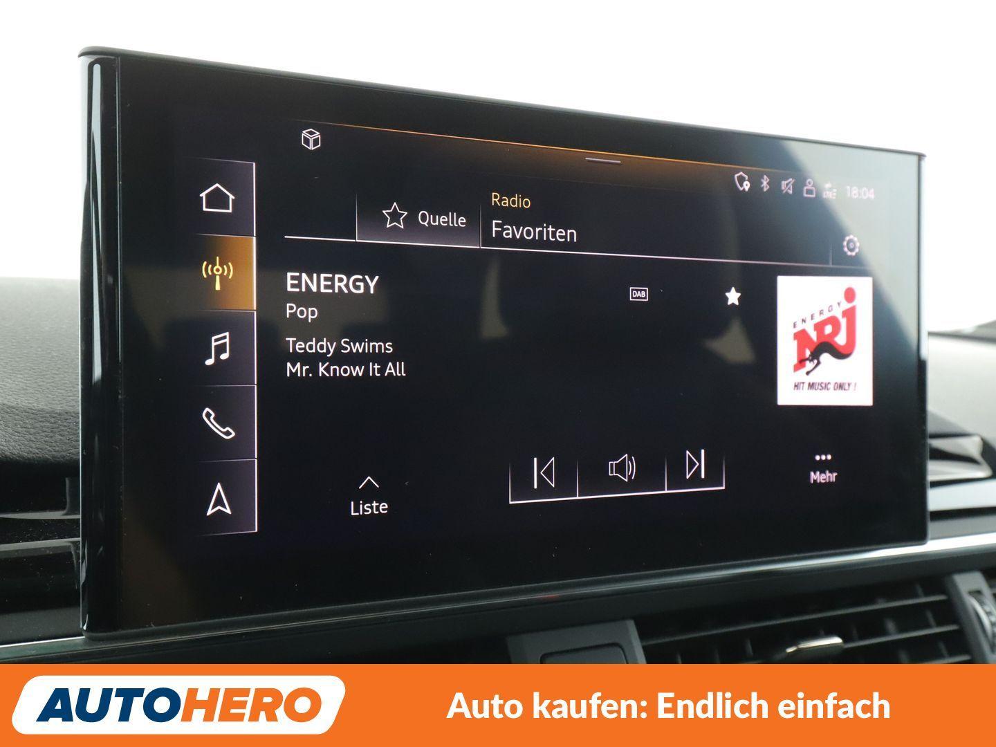 Audi A4 40 TFSI Mild-Hybrid quattro S line Aut.*NAVI*, миниатюра 19