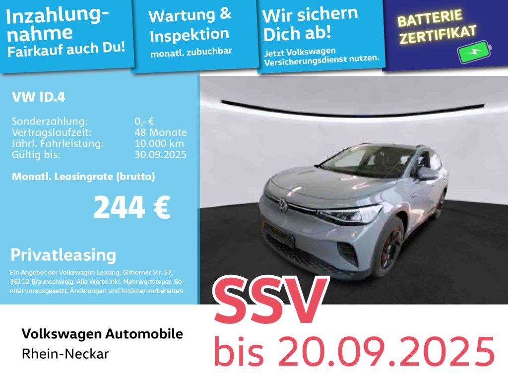 Volkswagen ID.4 Pure Automatik Navi LED Einparkhilfe uvm