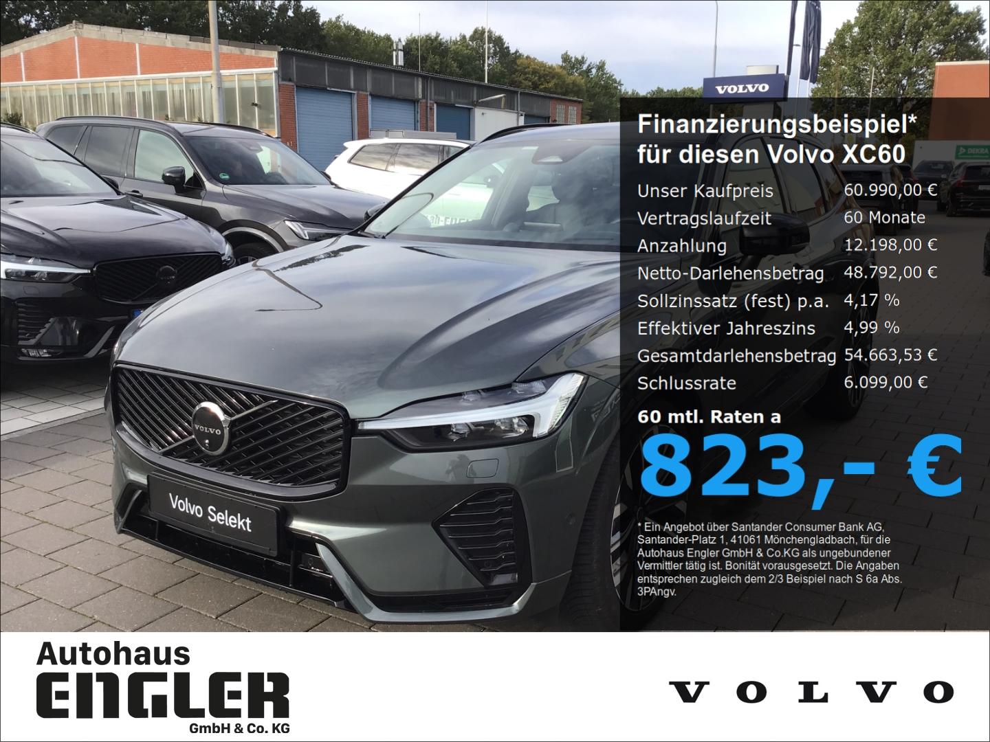 Volvo XC60 T8AWD Ultra Dark Luftfahrwerk Massage B&W