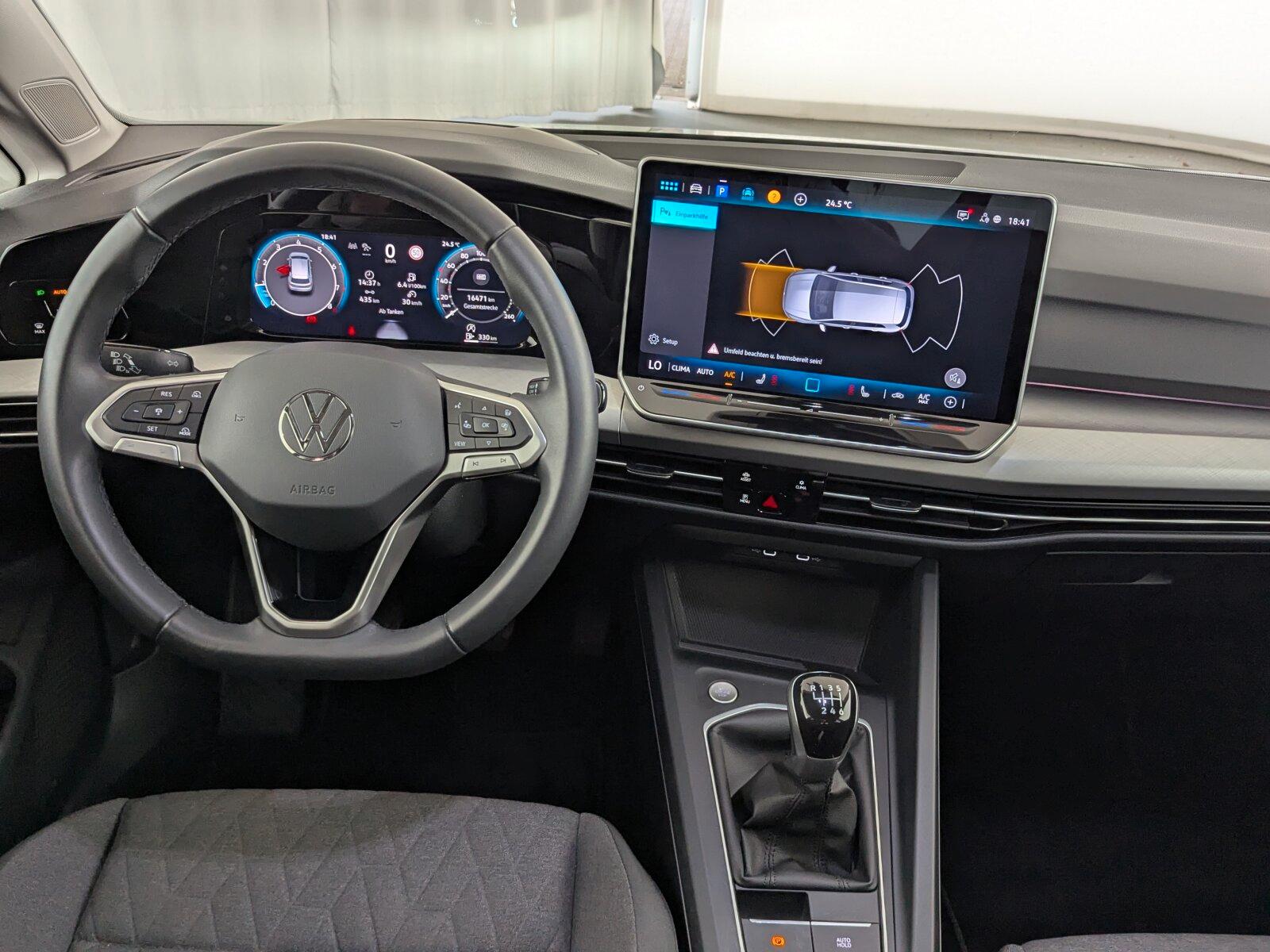 Volkswagen Golf VIII 1.5 TSI Life NAVI+AHK+ACC+SHZ+PDC+, миниатюра 14