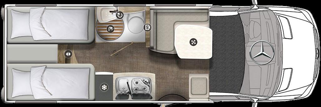 Eura Mobil Profila T PT 676 EB *super Ausstattung*