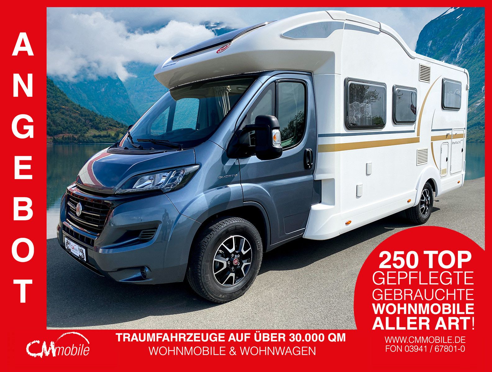 Eura Mobil
 Profila One 690 EB - Einzelbetten - Garage -
