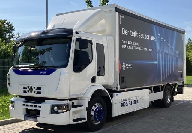 Renault D Wide E-Tech 4x2 Orten Getränkeaufbau LBW E-Tec