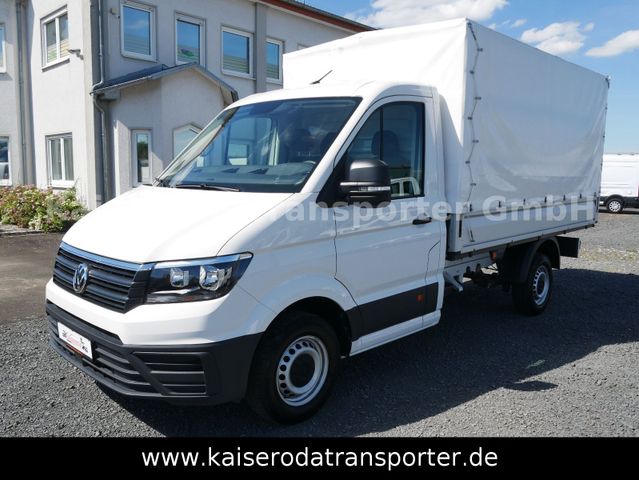 Volkswagen Crafter 35 TDI VA Einzelkabine Pritsche Plane