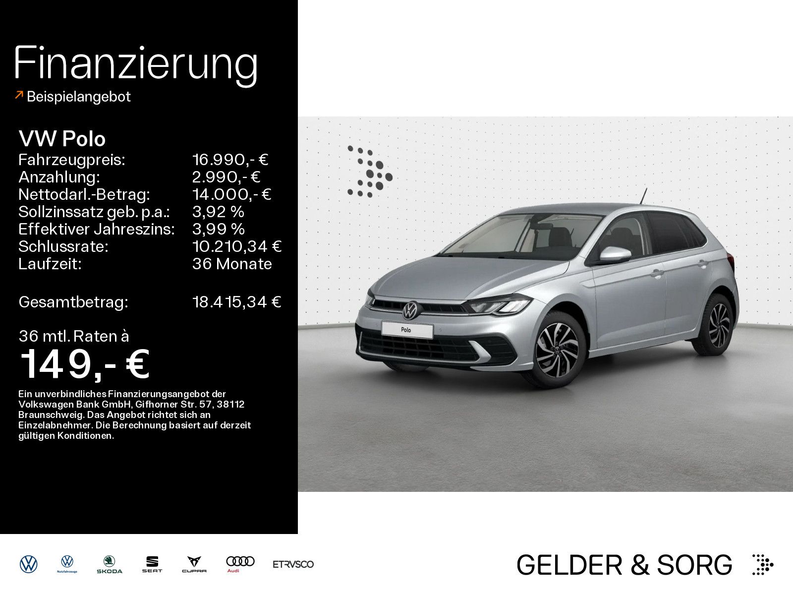 Volkswagen Polo 1.0 TSI Life LED*Sitzheizung*Einparkhilfe