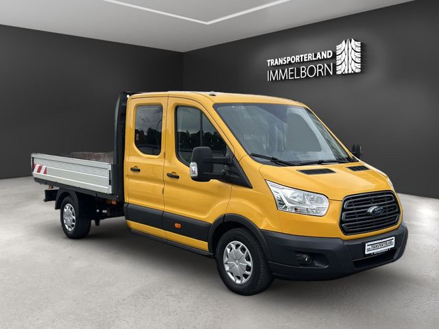 Transit Pritsche 350 L3 Doka 7-Sitze+Klima+AHK
