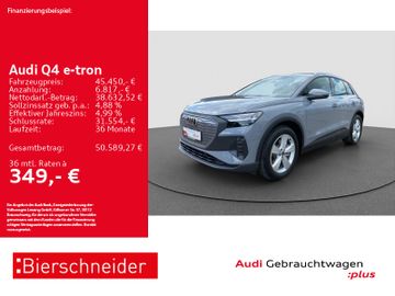 Audi Leasingangebot: Audi Q4 45 e-tron MATRIX AR-HuD ACC 360