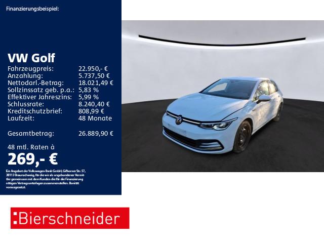 Volkswagen Golf 8 1.5 TSI Style 17 LED+ ACC NAVI SHZ