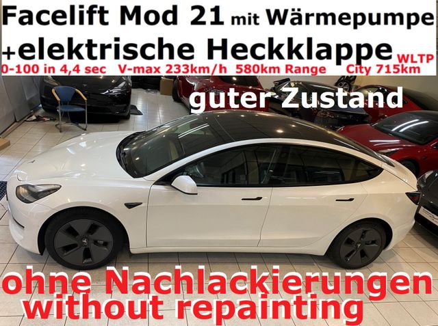 Tesla Model 3 LR Facelift+Wärmepumpe 580km Top Zustand