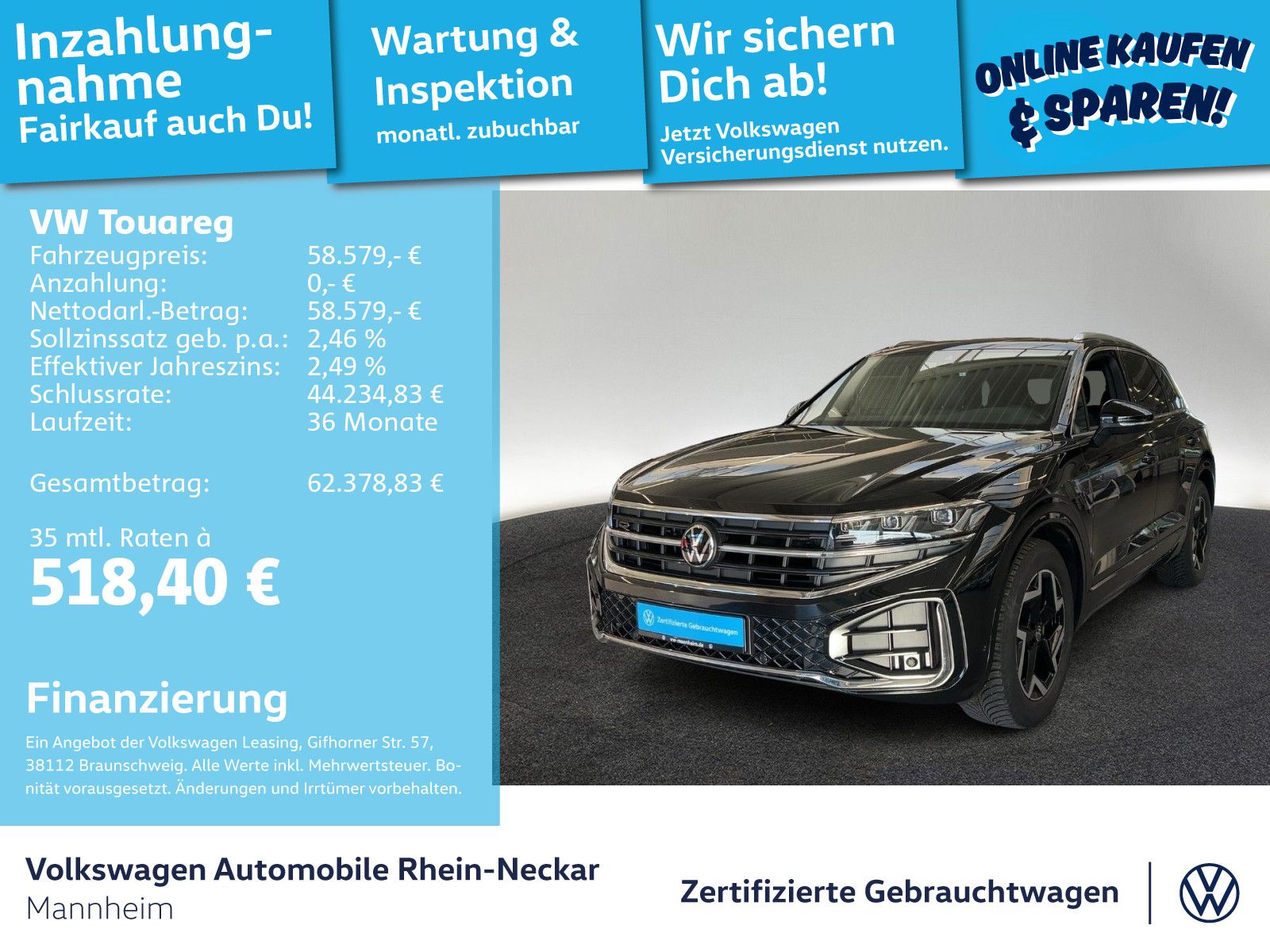 VW Touareg 3.0 TDI R-Line 4Motion Navi AHK Kamera u