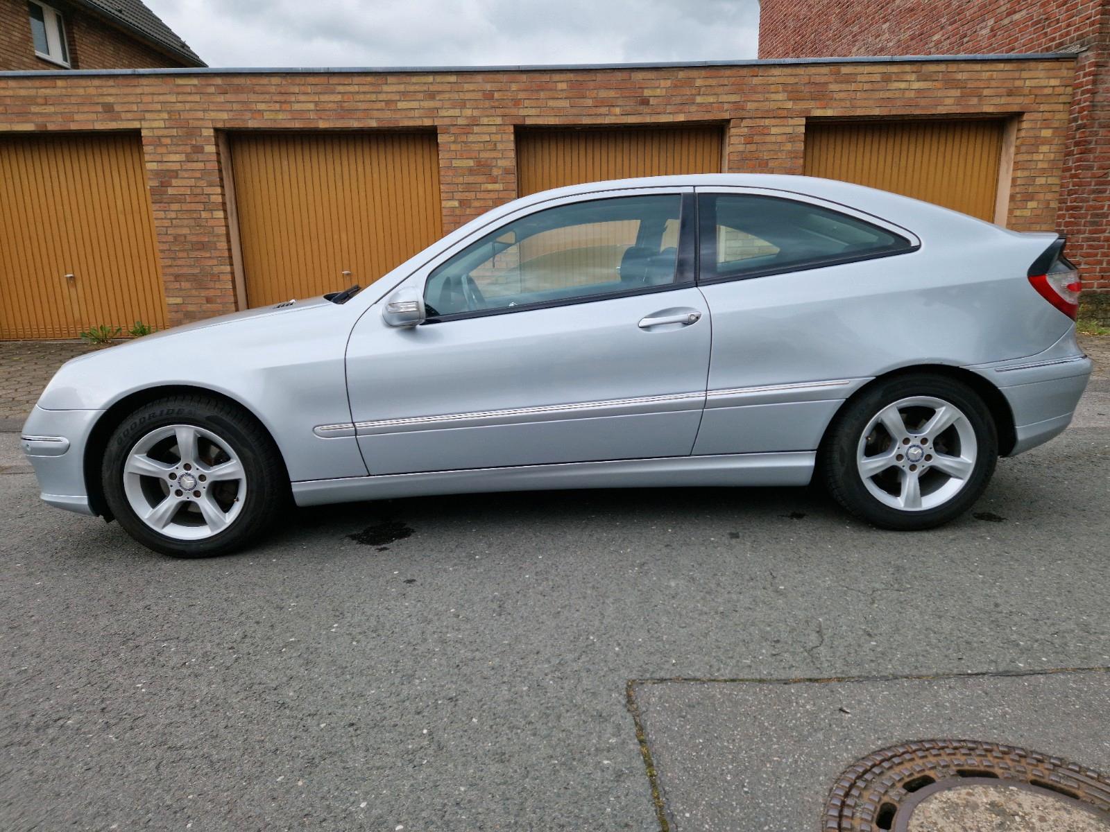 Mercedes-Benz C 180 C Sportcoupe Kompr/Gewährleistng+TÜV+Inspk
