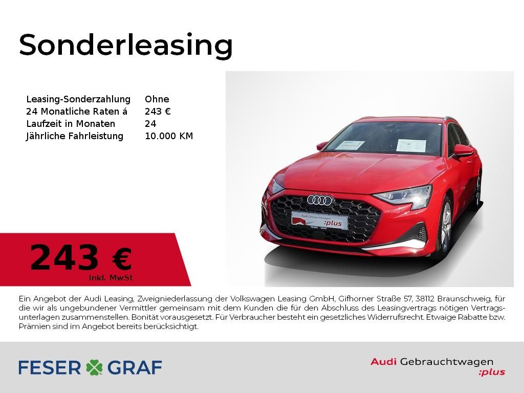 Abbildung Leasingangebot Audi A3 Sportback 35 TFSI advanced CarPlay LED Sitzh.