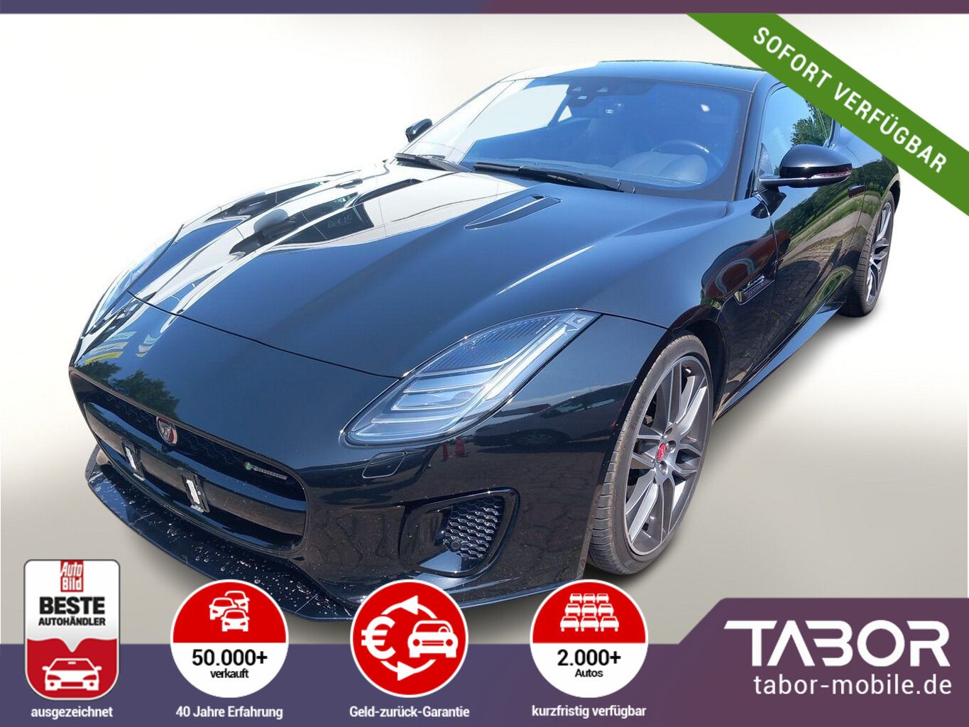 Jaguar F-TYPE 2.0 300 R-Dynamic 20Z LederP BlackP Pano
