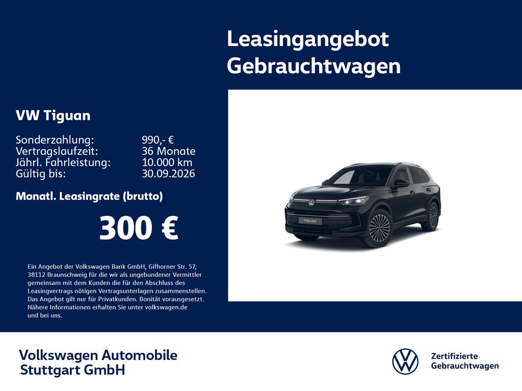 Tiguan Goal 1.5 eTSI DSG Navi Kamera AHK ACC LED
