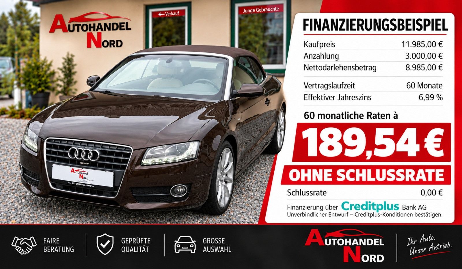 Audi A5 Cabriolet 2.0 S-LINE QUATTRO AHK PDC Airscarf