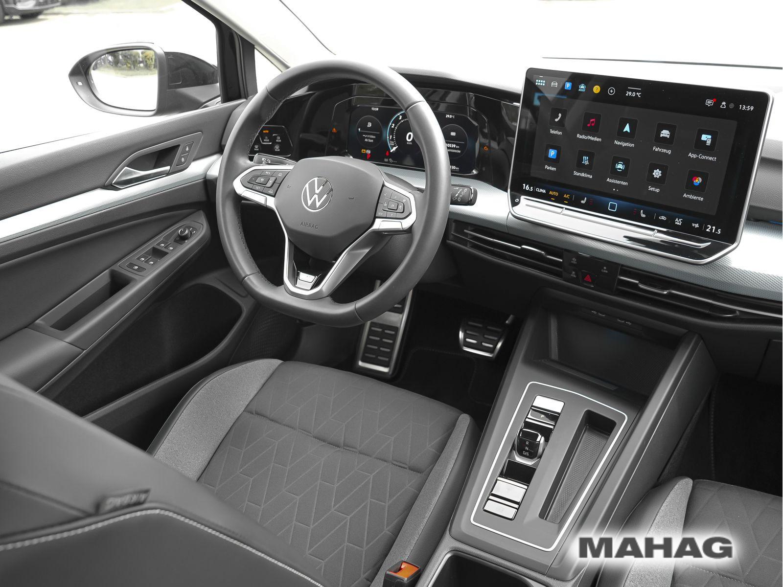 Volkswagen Golf VIII Goal 1.5 eTSI LED+ ParkPilot Standhz A, миниатюра 10