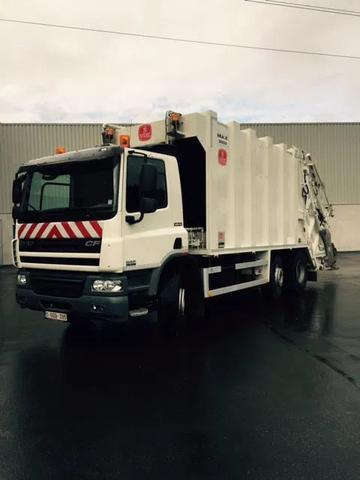 DAF CF 310.750 FAG + VDK Maxlift 25M³ + AE weighing