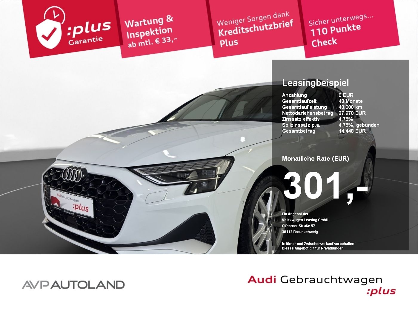 Audi A3 Sportback TDI advanced | LED |