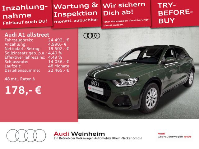 Audi A1 allstreet 30 TFSI Black-Paket Stronic Einpark