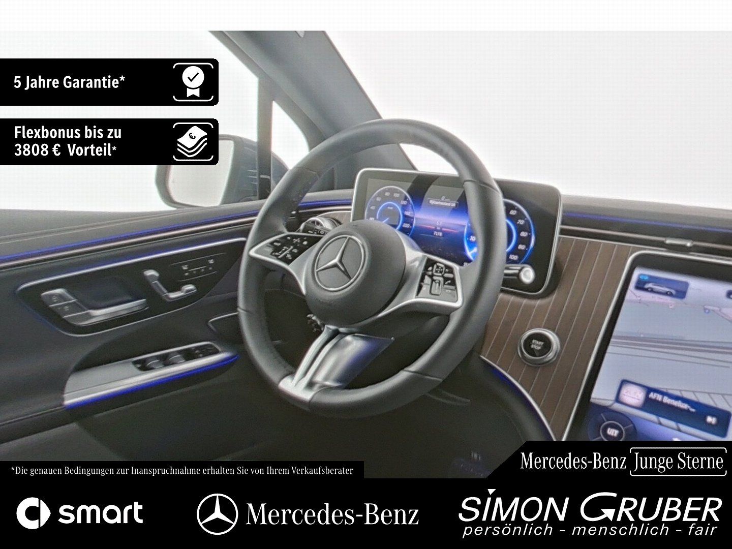 Fahrzeugabbildung Mercedes-Benz EQE 350+ SUV El Art Airmatic Massage Sitzklima