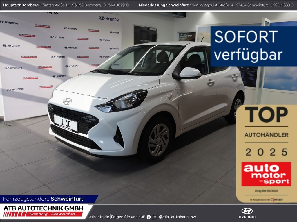 Hyundai i10 Select MY25 1.0 Benzin 63 PS 5-MT 2WD Navi A