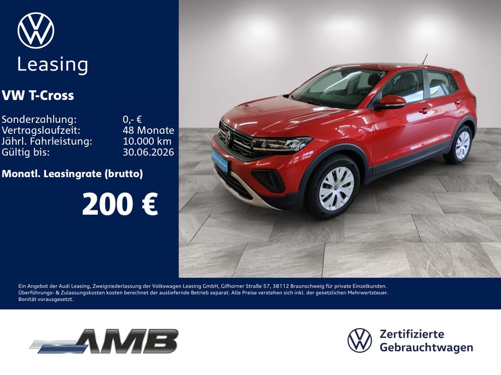 T-Cross 1.0 TSI LED/digi.C/Sitzhzg/bis07.2030Gar