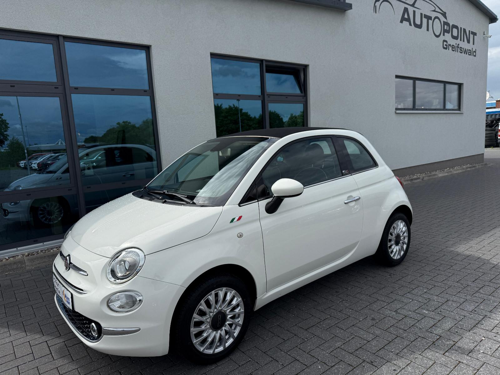 Fiat 500C Klimaautomatik Tempomat Allwetter BT PDC