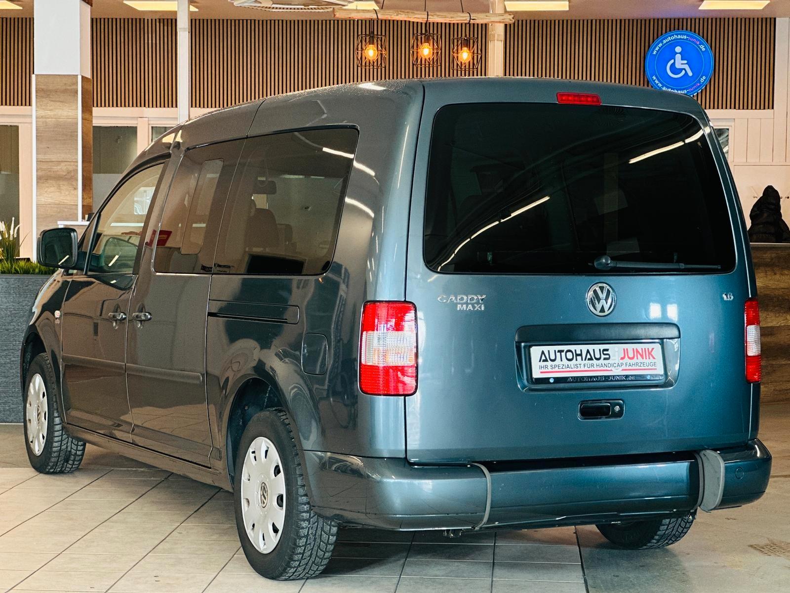 Volkswagen Caddy 1,6-Maxi-Behindertengerecht-Rampe-TOP