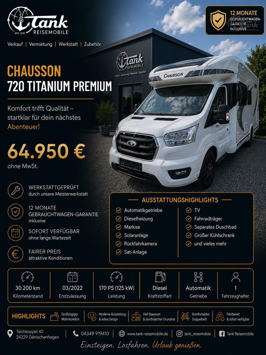 Chausson 720 Titanium Premium