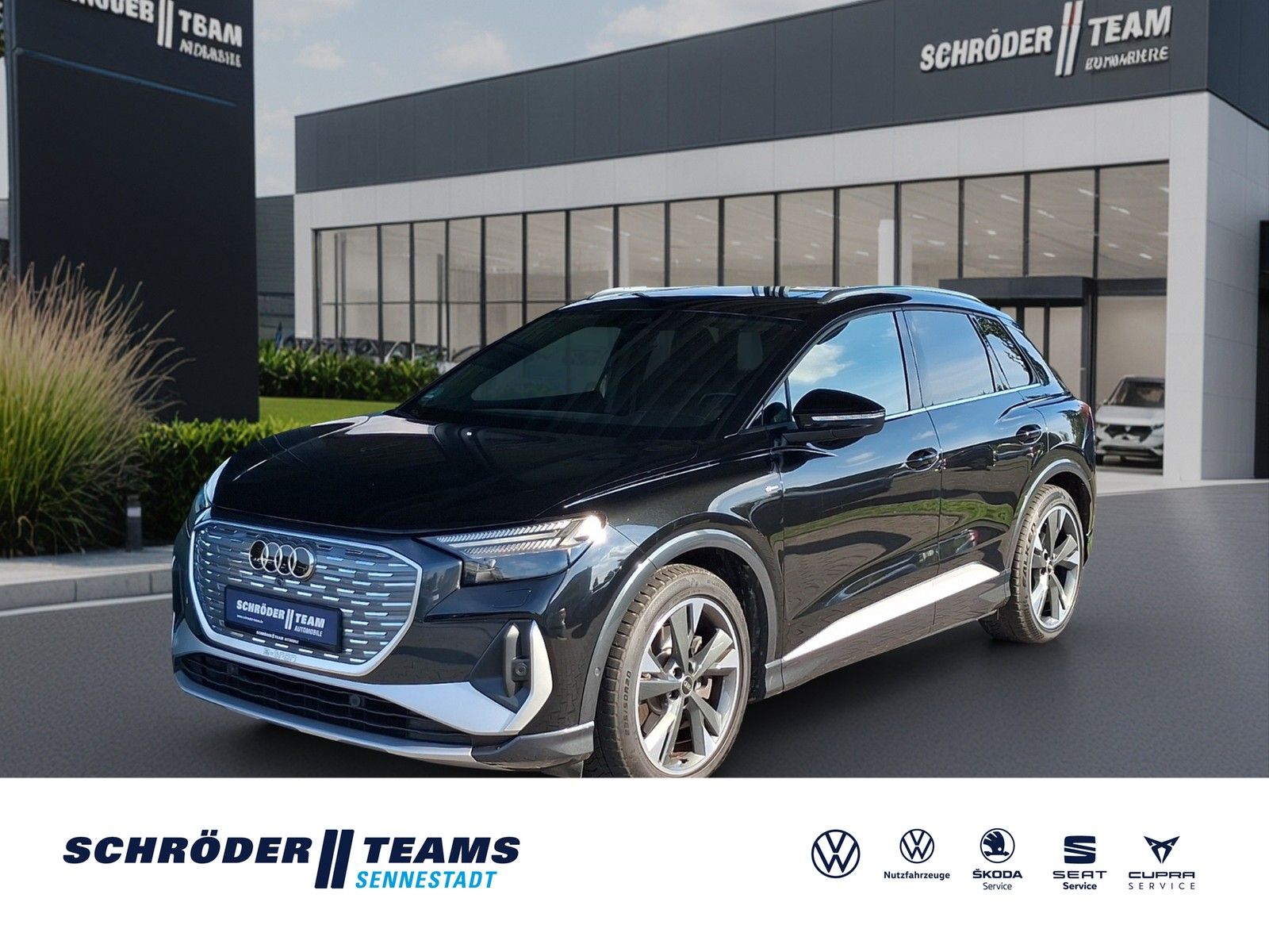 Audi Q4 e-tron 40 e-tron S line Pano Matrix RFK SHZ A foto 1