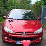 Peugeot 206 CC 110 - - Peugeot 206: Rot, Leder