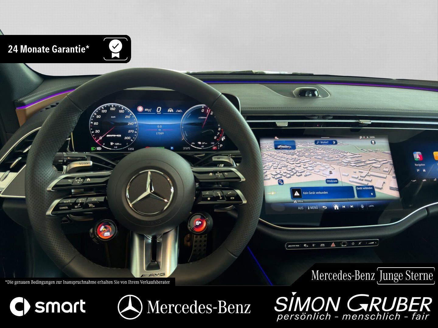 Fahrzeugabbildung Mercedes-Benz E 53 Hybrid 4M+AMG Pano Superscreen Nappa AHK