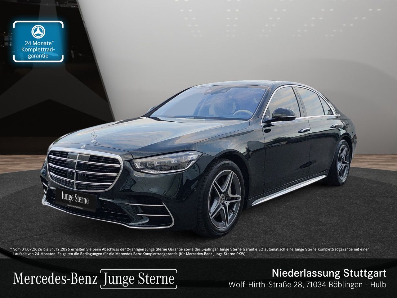 Mercedes-Benz S 580 e 4M AMG Pano Exklusiv HI-Lenk Burme3D