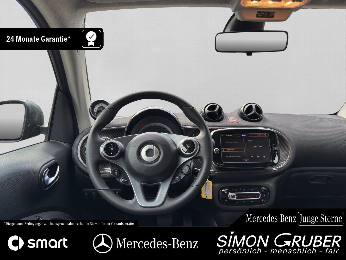 Fahrzeugabbildung Smart Smart fortwo EQ Prime Premium Leder Carbon