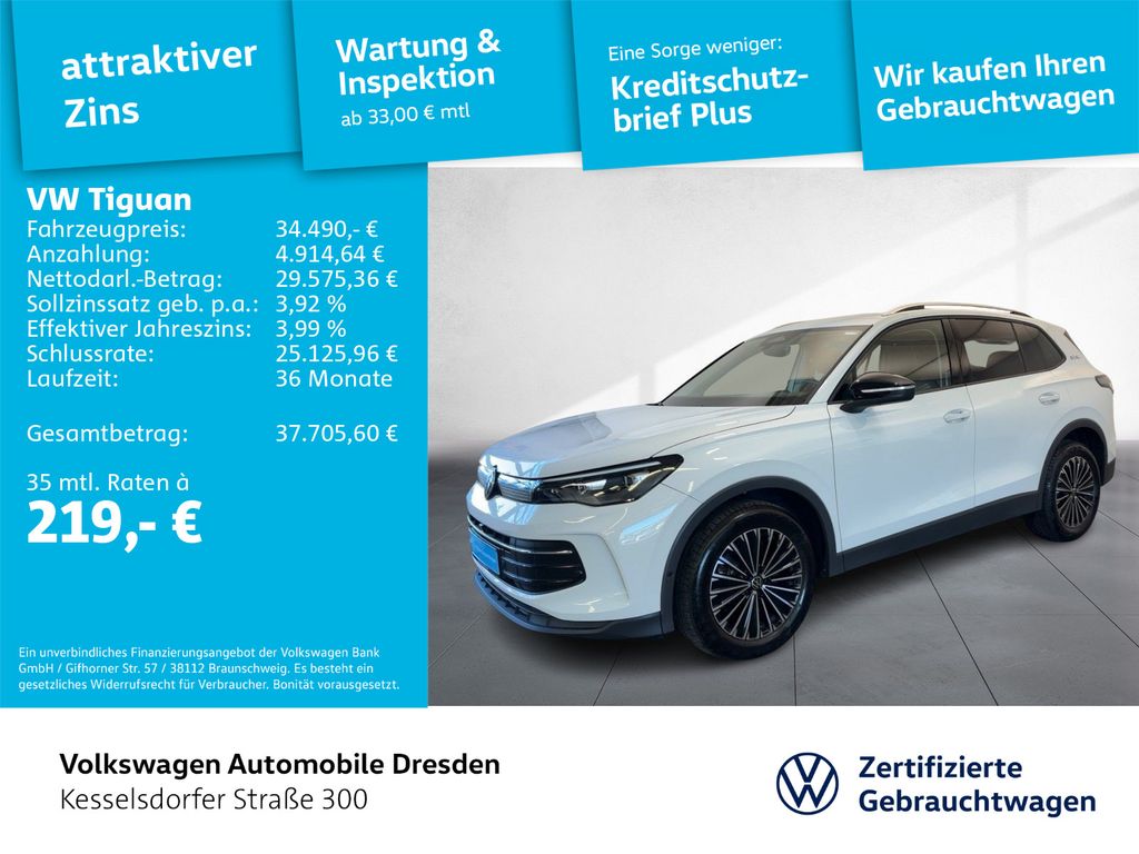 Tiguan 2.0 TDI DSG Life ACC AHZV Kamera LED Navi