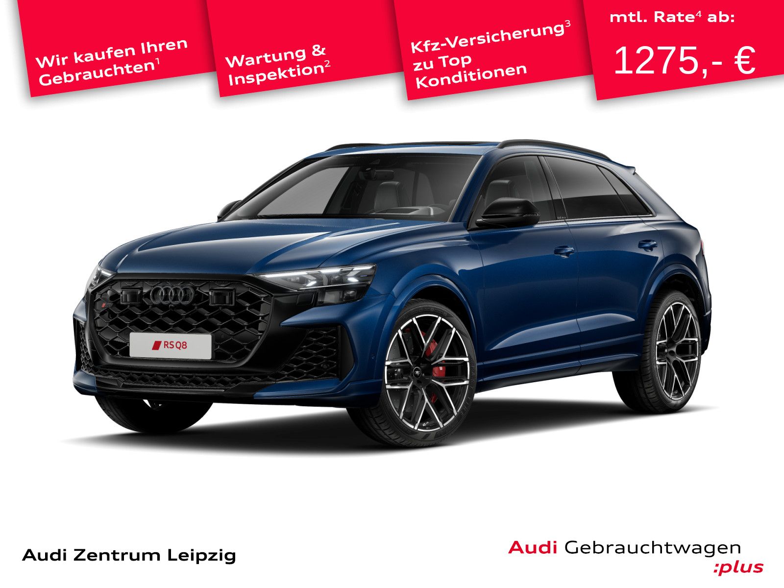 Audi RS Q8 TFSI qu. *HD-Matrix*AHK*HuD*Pano*Wankstab.