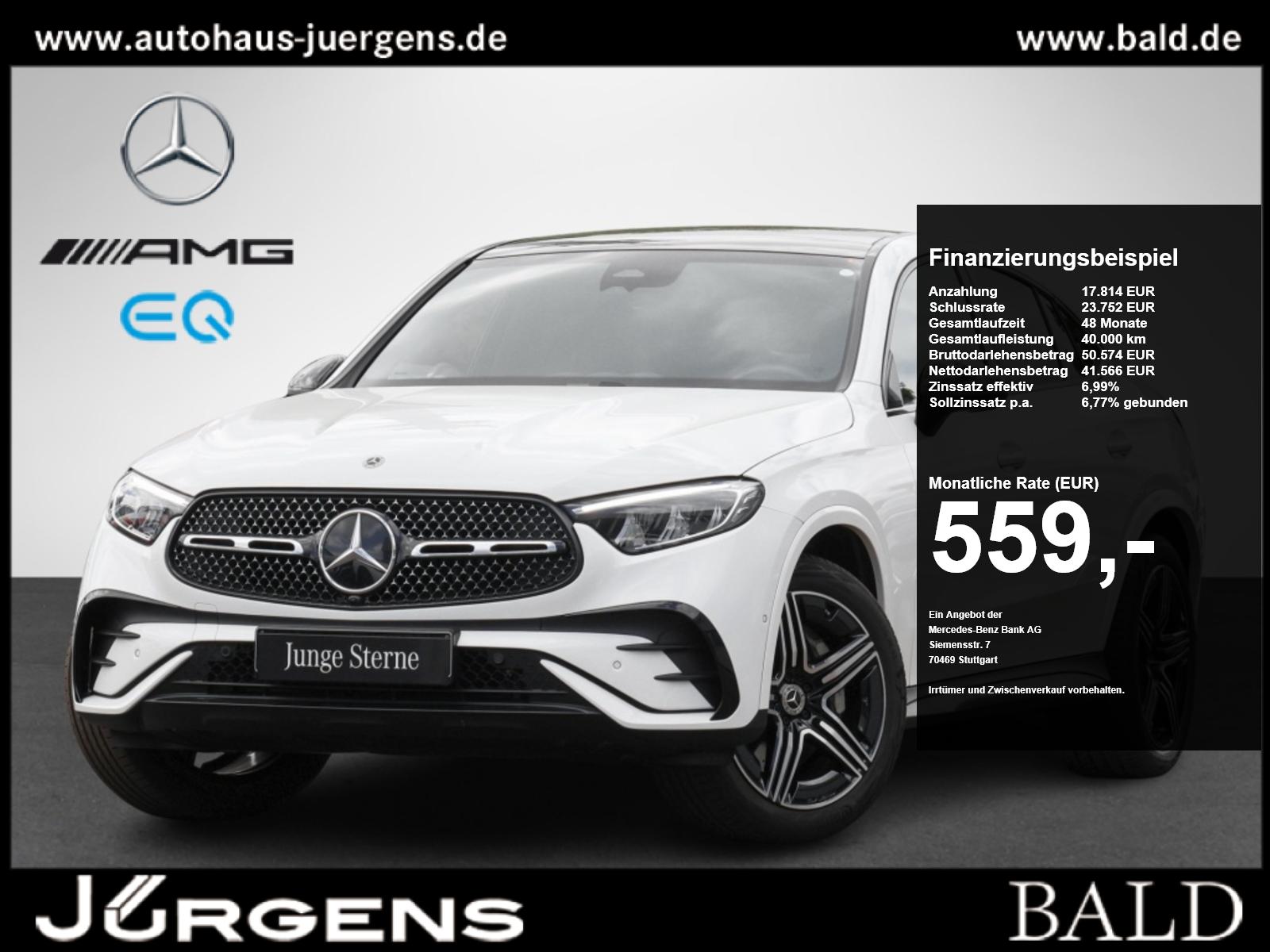 Mercedes-Benz GLC 300 4M Cp AMG-Sport/Pano/AHK/StdHz/Night/20'
